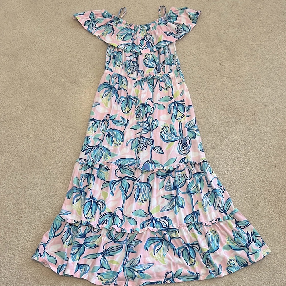 Girls Lilly Pulitzer long maxi dress. Size XL 12-14
